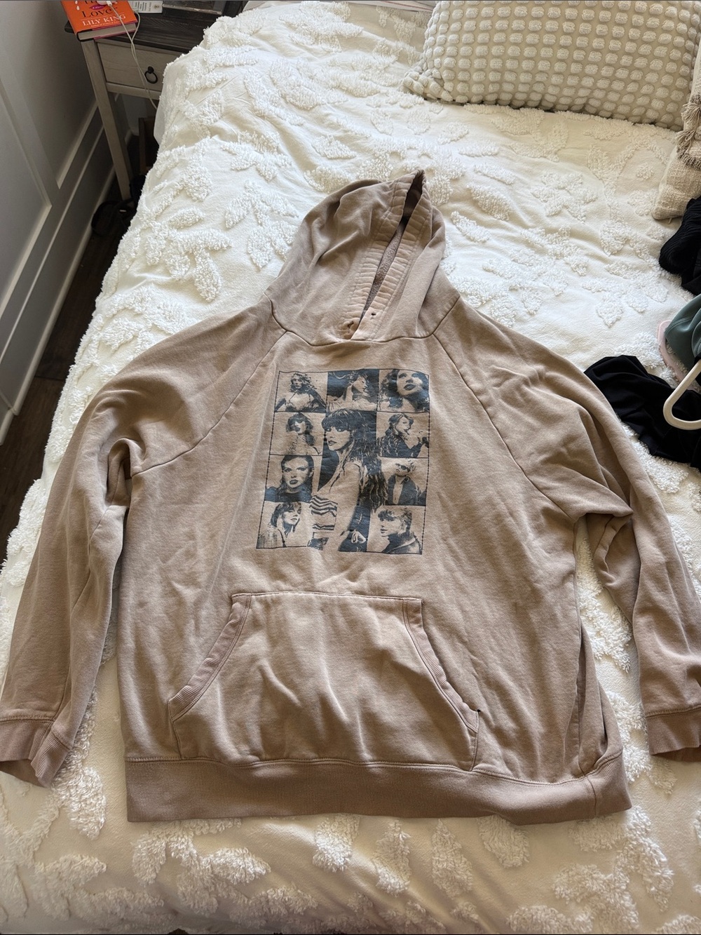 Taylor Swift Eras Tour Beige Graphie Hoodie (Authentic)